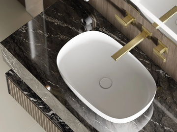 SWEET - Countertop oval washbasin by MOMA Design - view 2